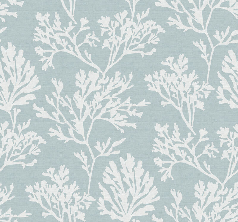Tortuga Sky Blue Coral Wallpaper (Double Roll) image number 0