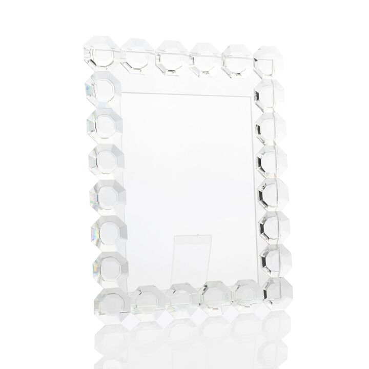 Octagon Crystal Picture Frame