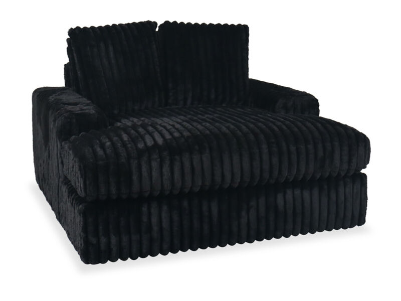 Midnight-Madness Oversized Chaise