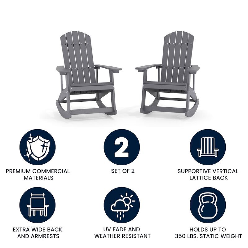 2-Piece Adirondack Rocking Chair image number 1