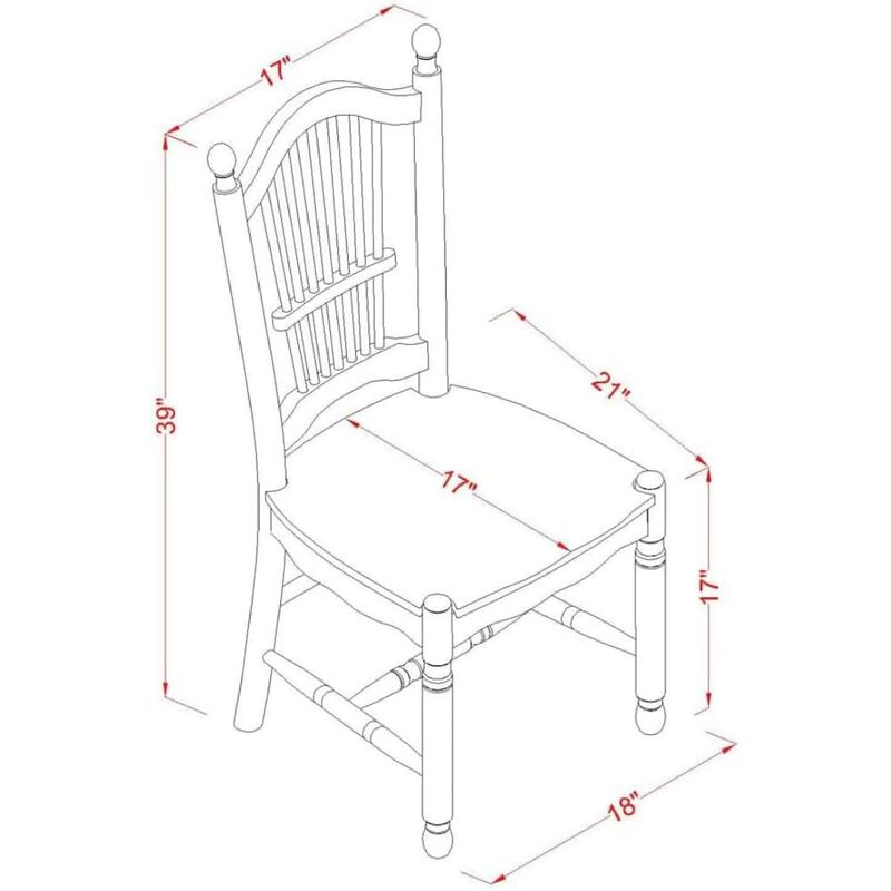 Dining Room Set Black & Cherry