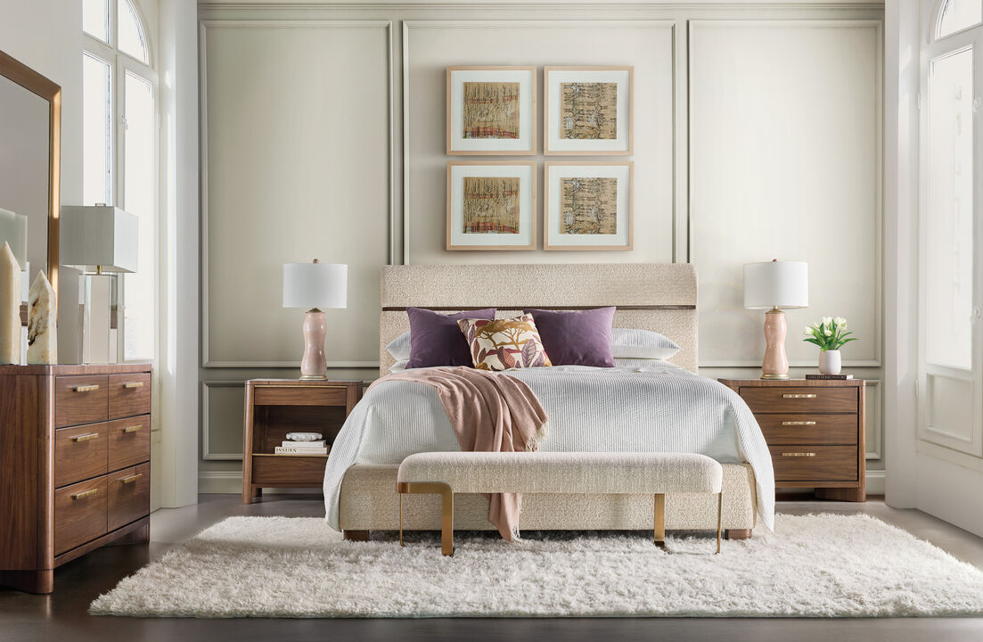 Eleana Three Drawer Nightstand