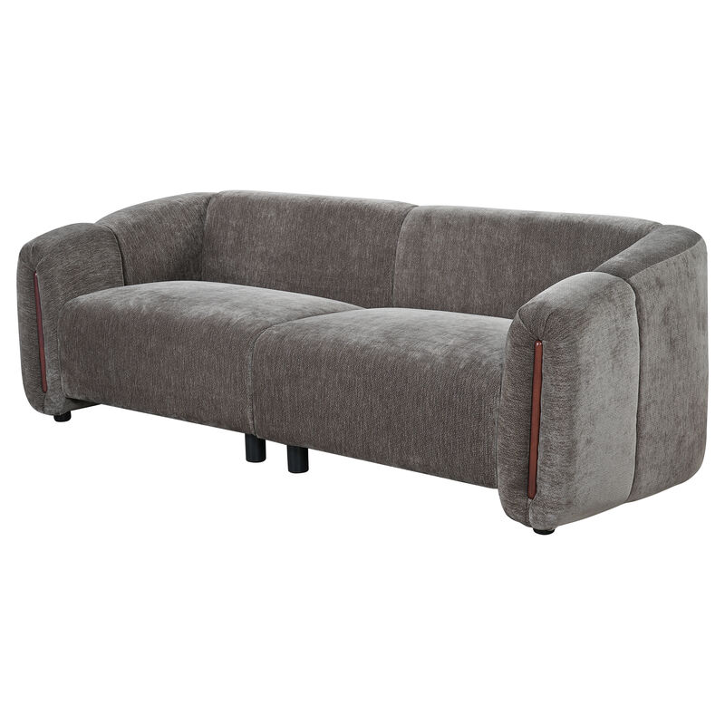 Vixba 87.4" Modern Curved Block Sofa image number 1