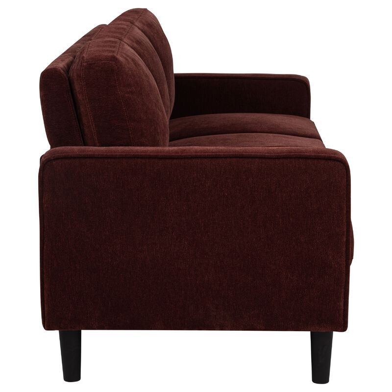 2pc Sofa and Loveseat Set, Track Arms, Foam Fill Upholstery image number 3