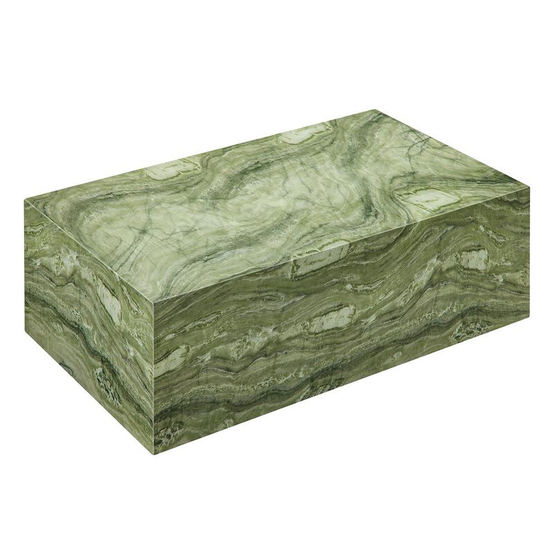 Modway Jordana Square Plinth Indoor - Outdoor Patio Concrete Coffee Table image number 5