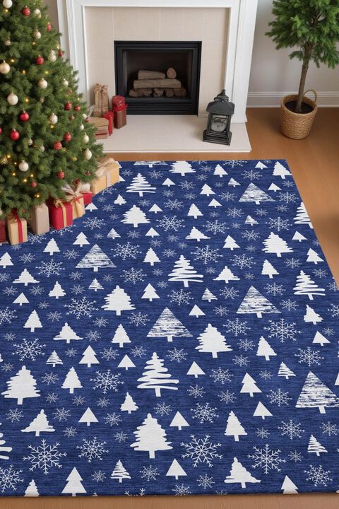 Merry & Bright MY23 Navy 9' x 12' Rug