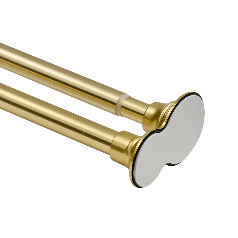 Adjustable 72 Proof Aluminum Double Shower Curtain Rods image number 5