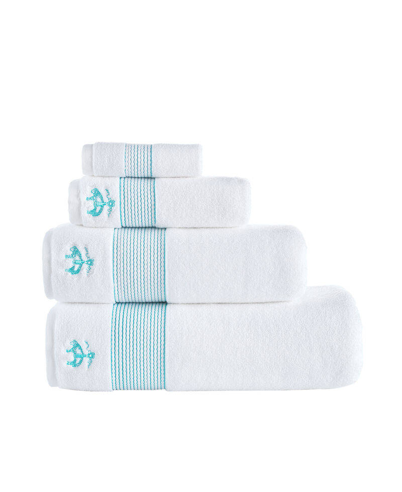 Brooks Brothers Rope Stripe Border 3 pcs Towel Set