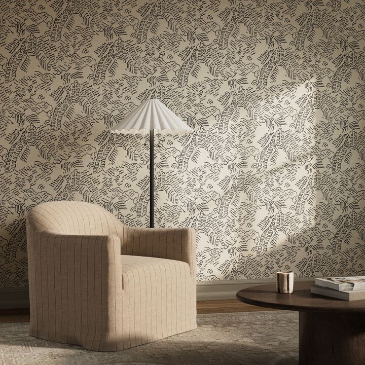 Balkan Wallpaper by Four Hands Art Studio - Balkan Black II