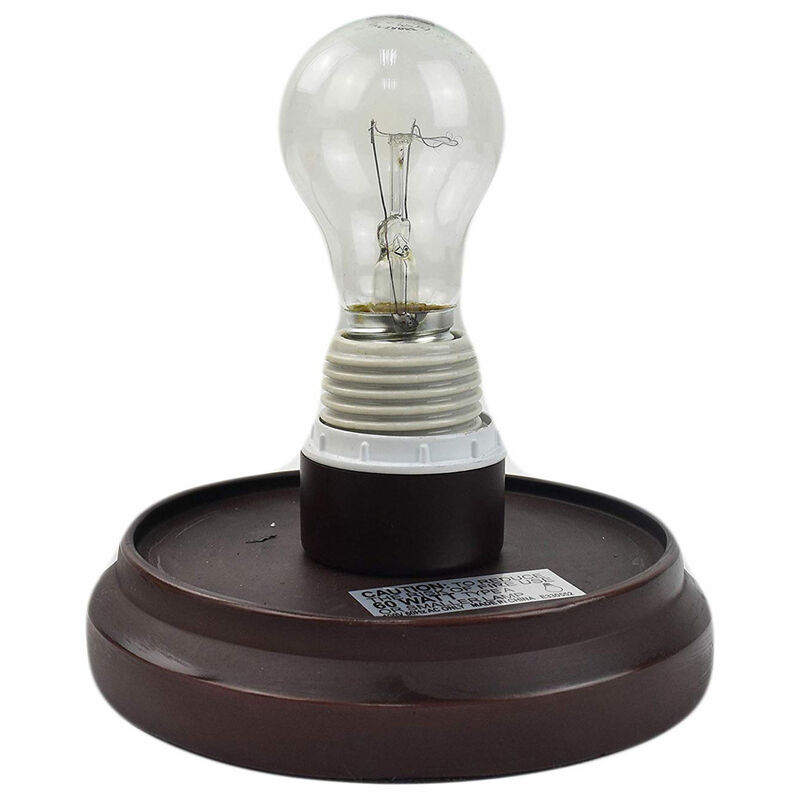 Hivvago 14" Red Green and Black Floral Stained Glass Accent Lamp