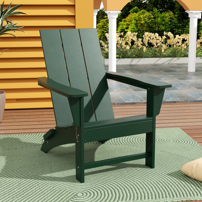 WestinTrends Modern Folding Adirondack Chair