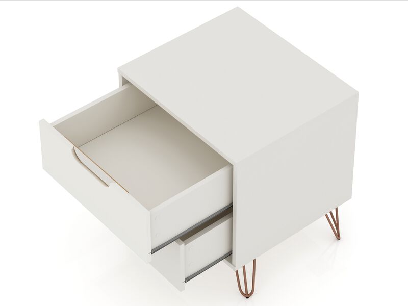 Rockefeller Beige 2-Drawer Nightstands (Set of 2) image number 10