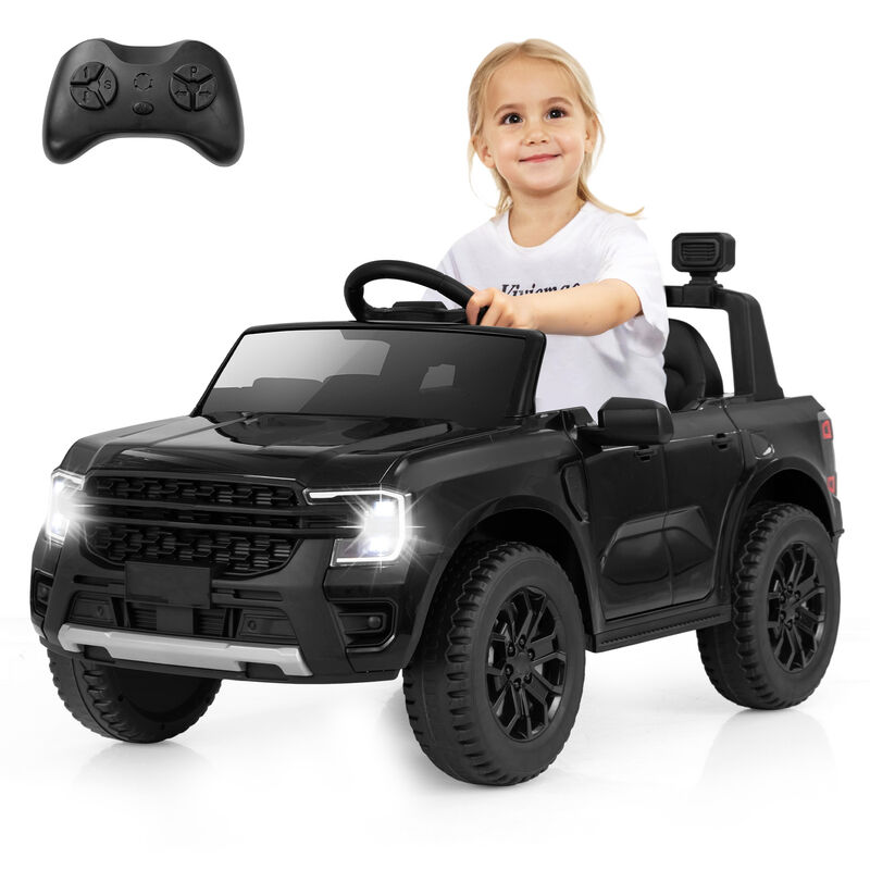 12V Ride On Electric Car for Kids with Music Remote Control and LED Lights image number 3