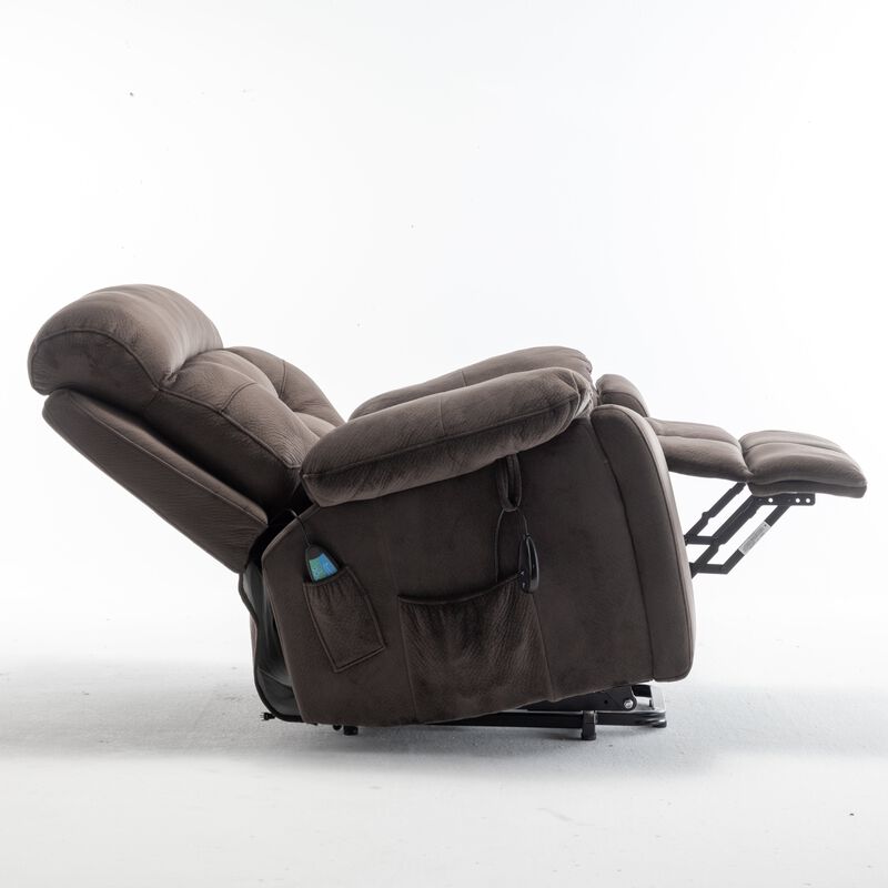 Recliners Lift Chair with Hidden Cup Holder Relax Sofa Chair Power Electric Reclining for Elderly image number 5