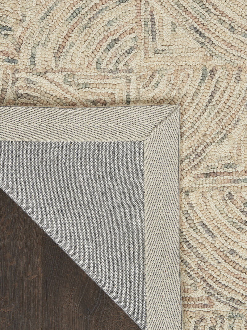 Interlock ITL05 Ivory/Multicolor 3'9" x 5'9" Rug