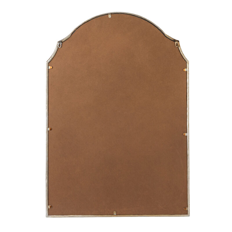 Framed Wall Mirror with Detailed Trim, Gold image number 4