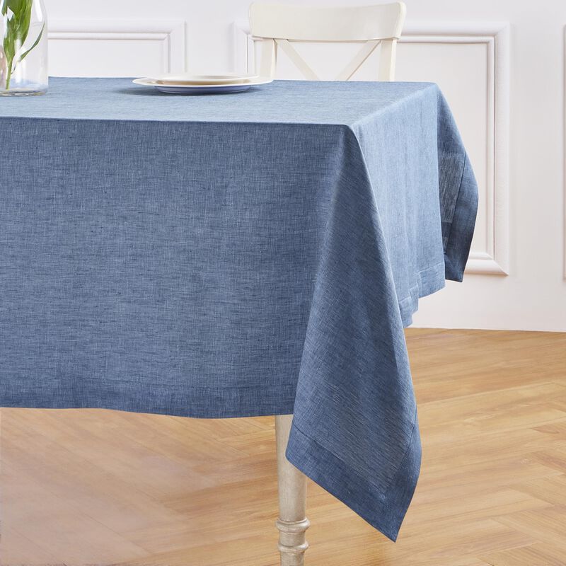 Solino Home 100% Pure Linen Tablecloth - Athena