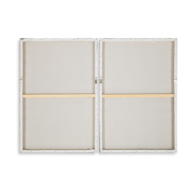 Dune 2 Piece Wall Art Set, 24x35, Tan, Brown Hand Painted Canvas image number 2