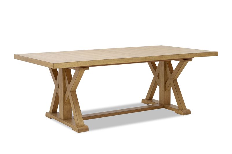 82" Trestle Dining Table