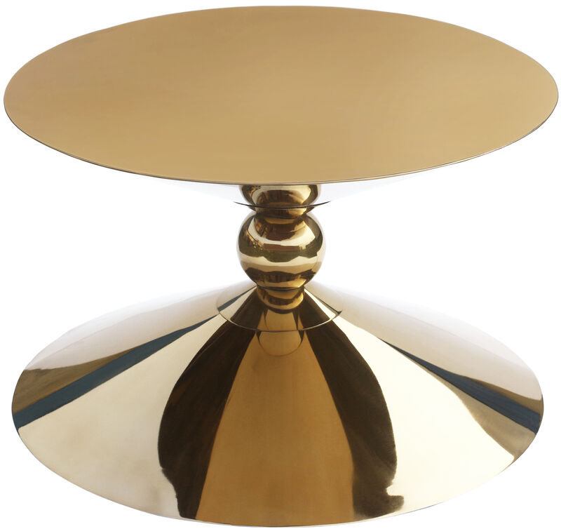 Meridian Furniture Malia Gold Coffee Table image number 2
