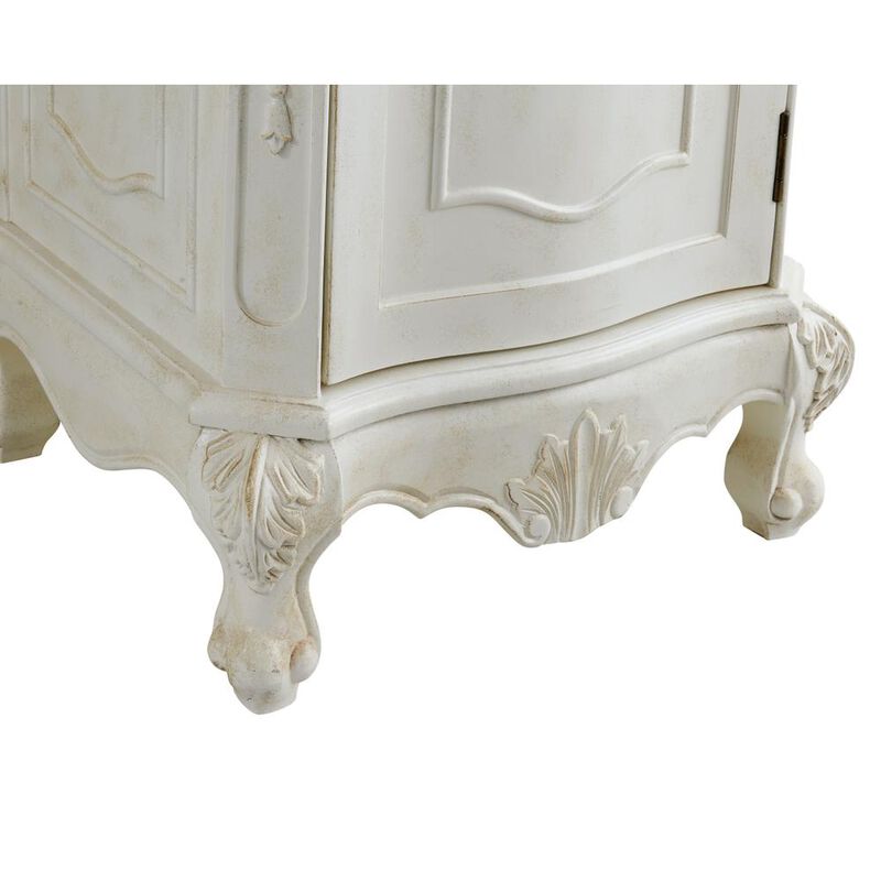 Elegant Kitchen and Bath 21 inch Single Bathroom vanity in Antique White