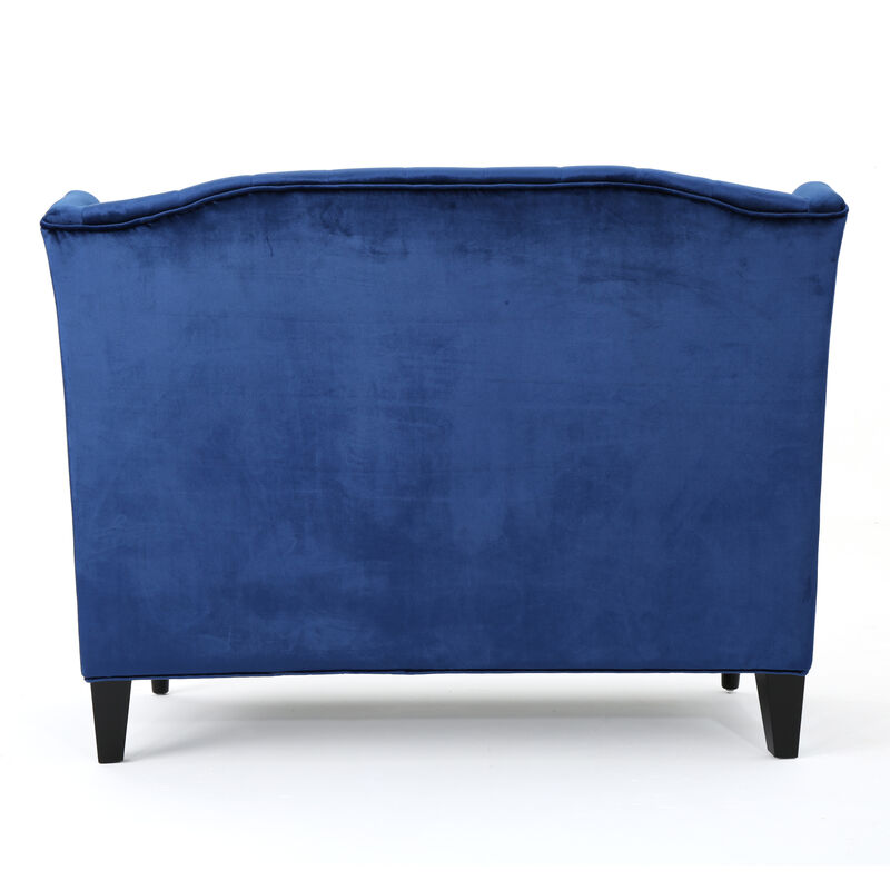 Merax Modern Velvet Loveseat Sofa