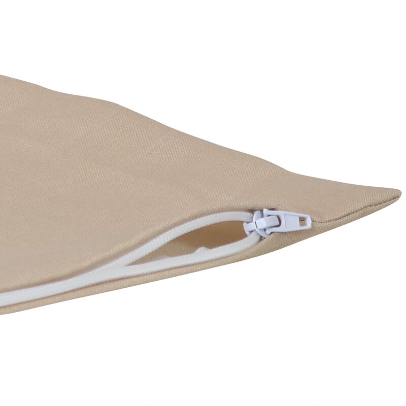 Sunnydaze Set of 2 20" Lumbar Polyester Throw Pillow Covers