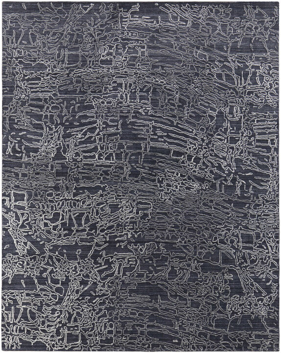 HomeRoots Abstract Hand Woven Area Rug
