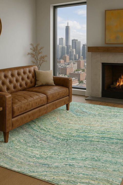 Lumara LM3 Teal 9' x 12' Rug