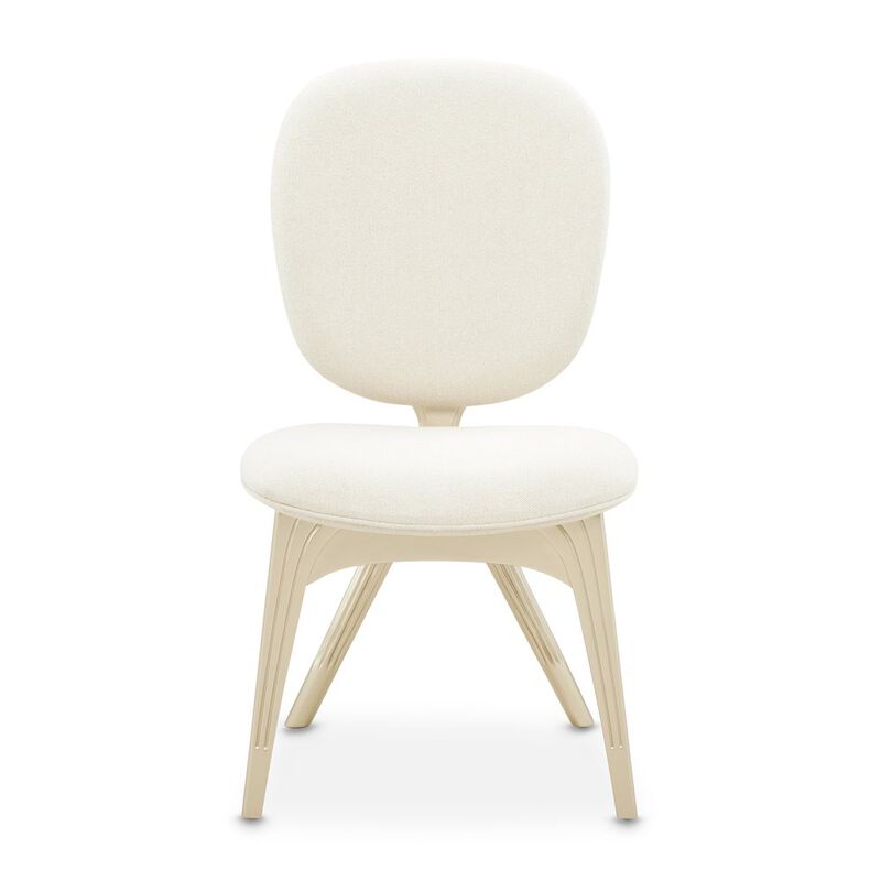 Michael Amini Camellia Field Vanity Chair - Caramel image number 3