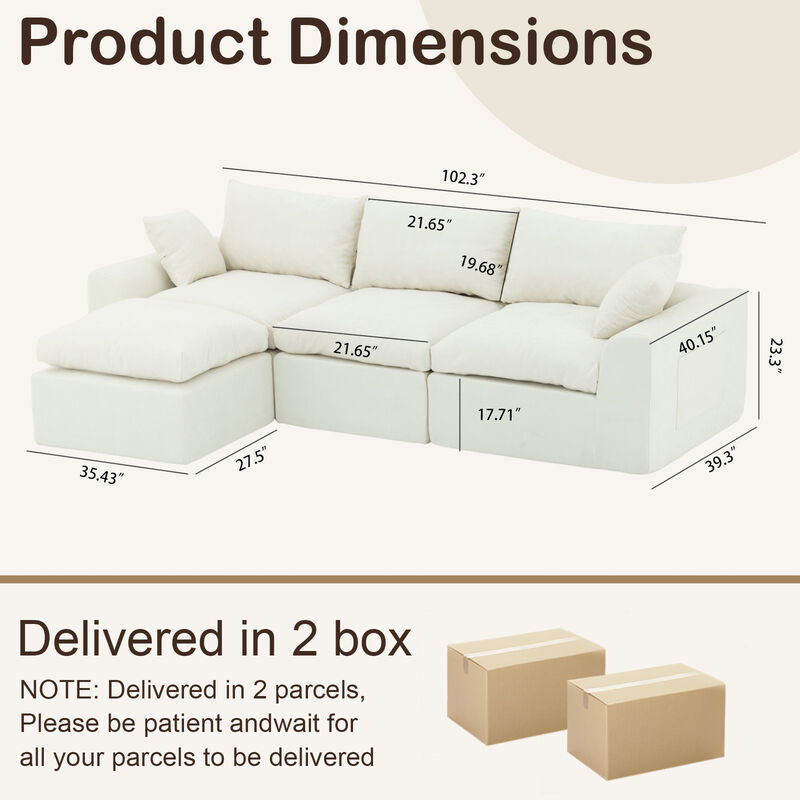 Gront Modular Sectional Sofa image number 9