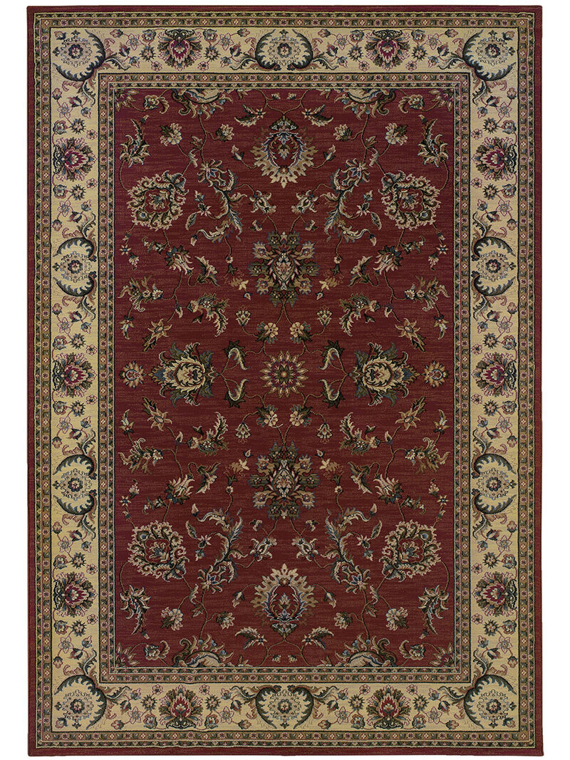 Ariana 5'3" x 7'9" Red Rug image number 0