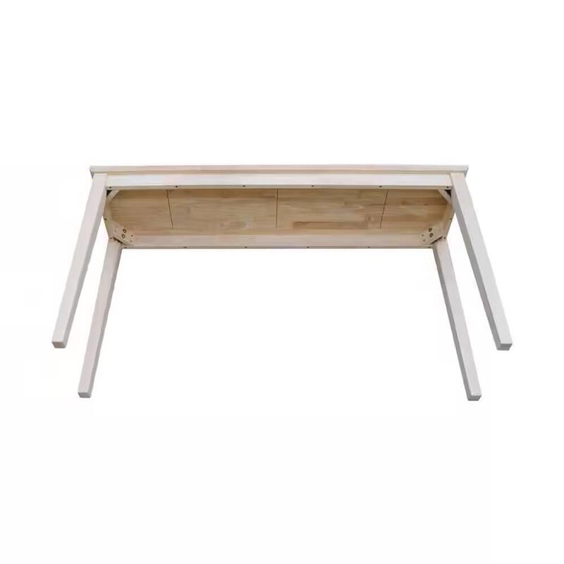 Hivvago Unfinished Solid Wood 5-ft. Farmhouse Console Sofa Table