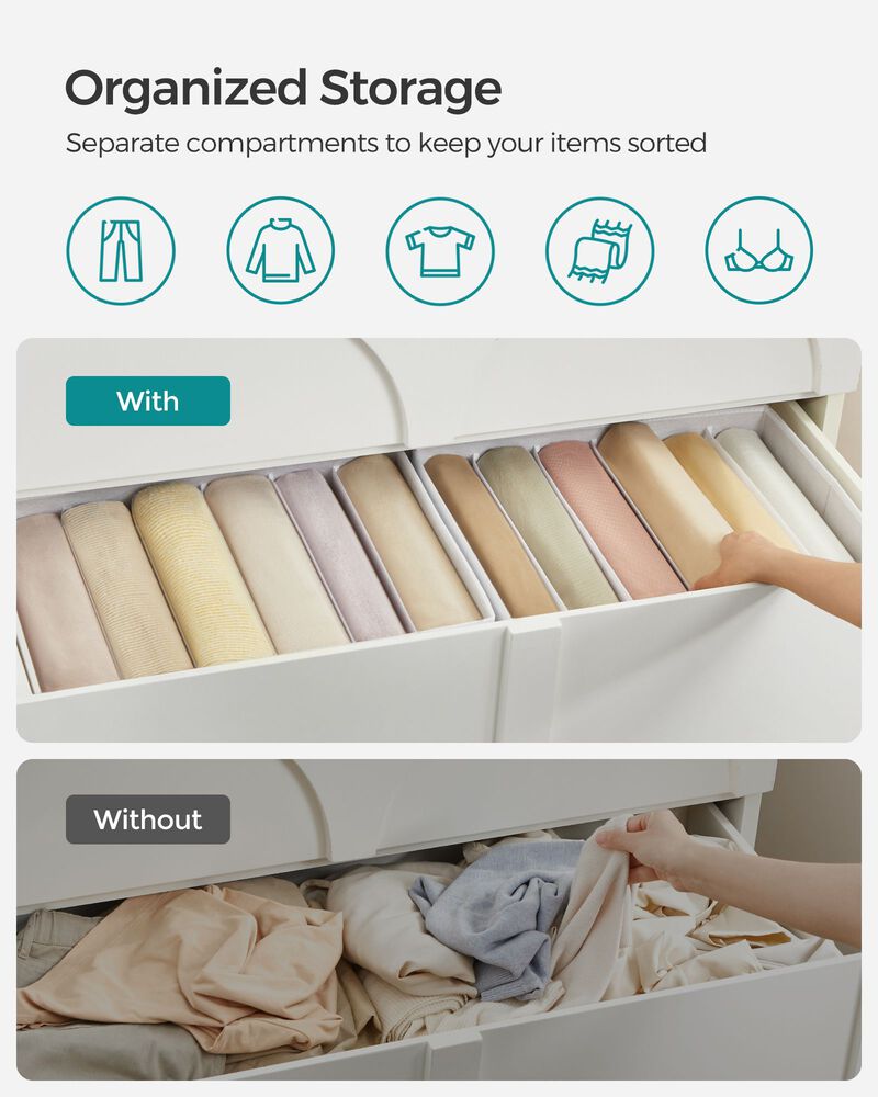 Versatile Wardrobe Clothes Organizer &ndash; Space-Saving Storage Solutions for Neat Closets