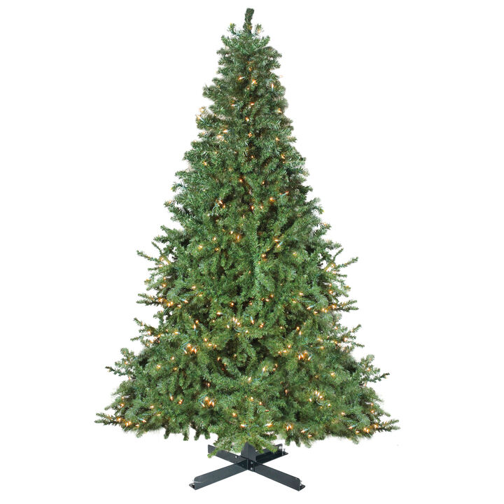 15' Pre-Lit Canadian Pine Commercial Artificial Christmas Tree - Warm White Lights