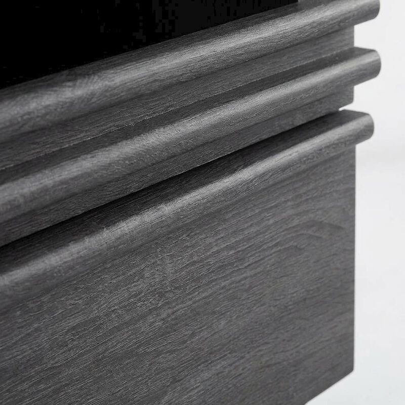 Nightstand in Gray Finish image number 4