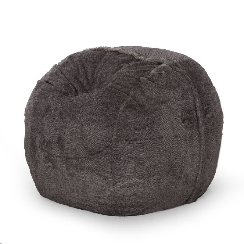 GOODSILO Modern Cozy Bean Bag Chair with Soft Faux Fur Cover and Removable Washable Design image number 0