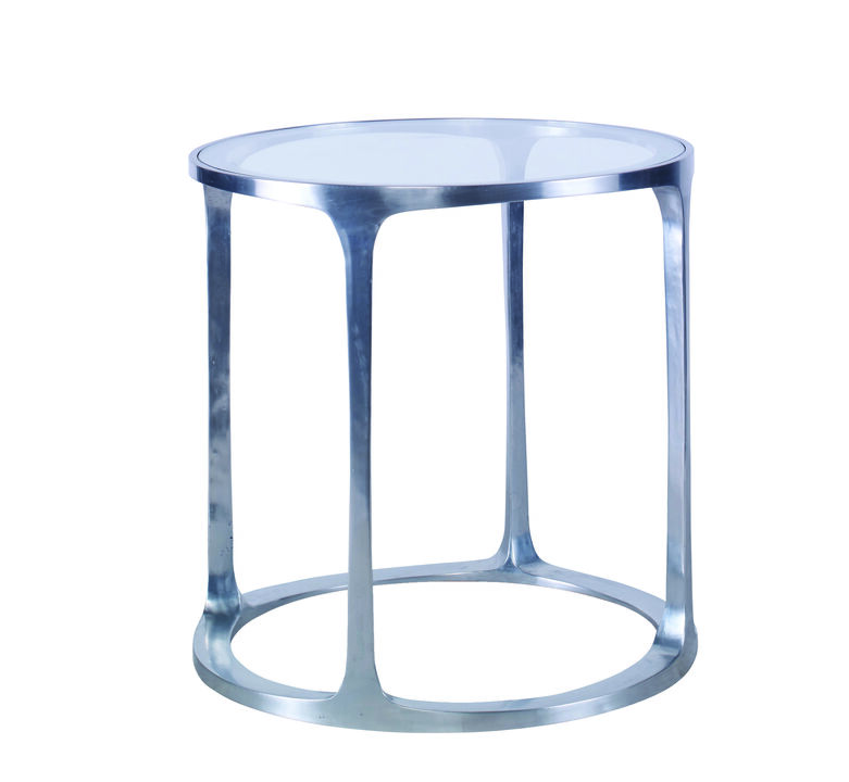 Aria Metal Chairside Table