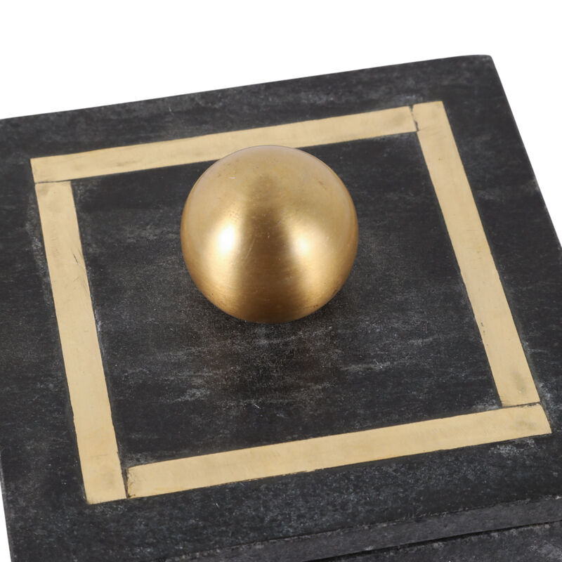 Marble, 5x5 Box - Knob, Black image number 4