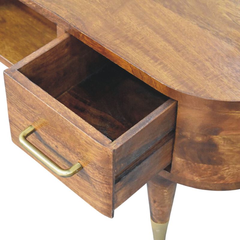 Artisan Furniture Solid Wood Valenza Media Unit, Brown image number 5