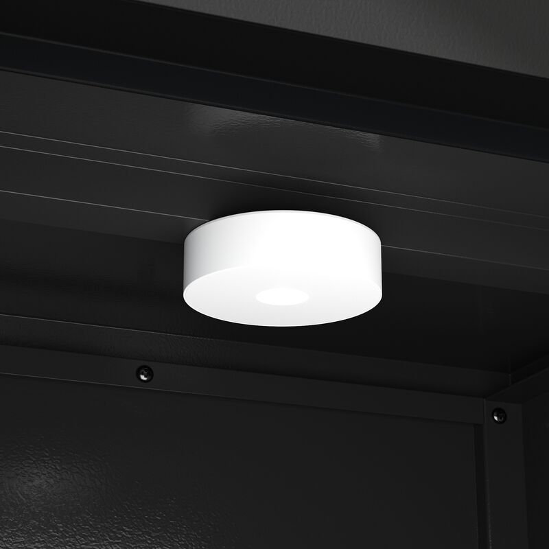 FUFU&GAGA Secure Gun Cabinet with 3-Point Locking Bolts, Key & Code Access, Adjustable Shelves & LED Light, (17.8 in. W x 15.8 in. D x 39.4 in. H), Black