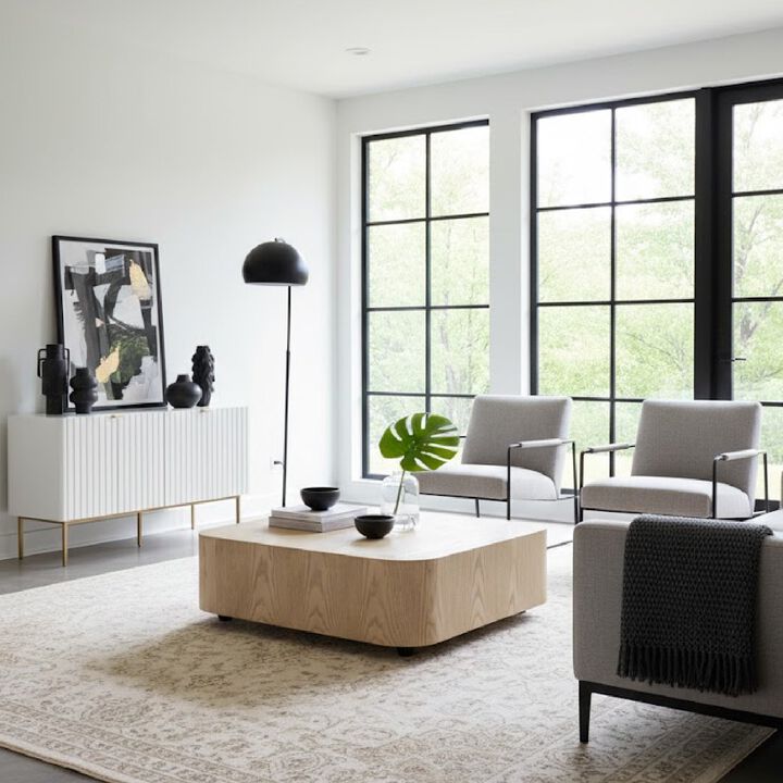 Square Low Coffee Table | OROA Modern Teller