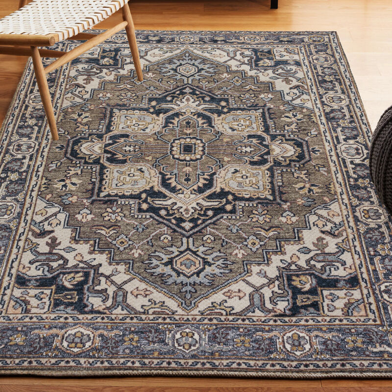 Cirali Ornate Large Medallion Machine-Washable Area Rug