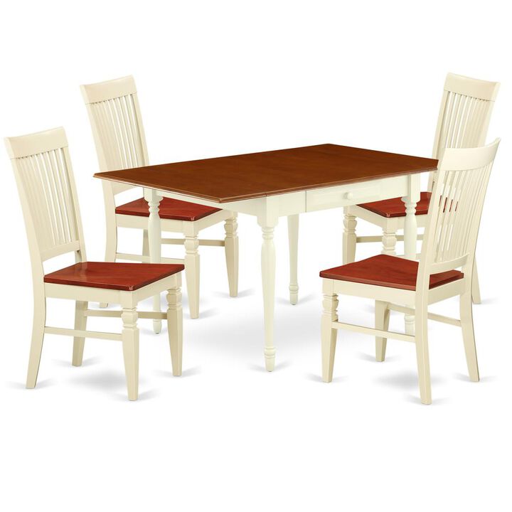 Dining Room Set Buttermilk & Cherry