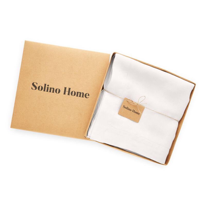 Solino Home 100% Pure Linen Tablecloth - Sonoma