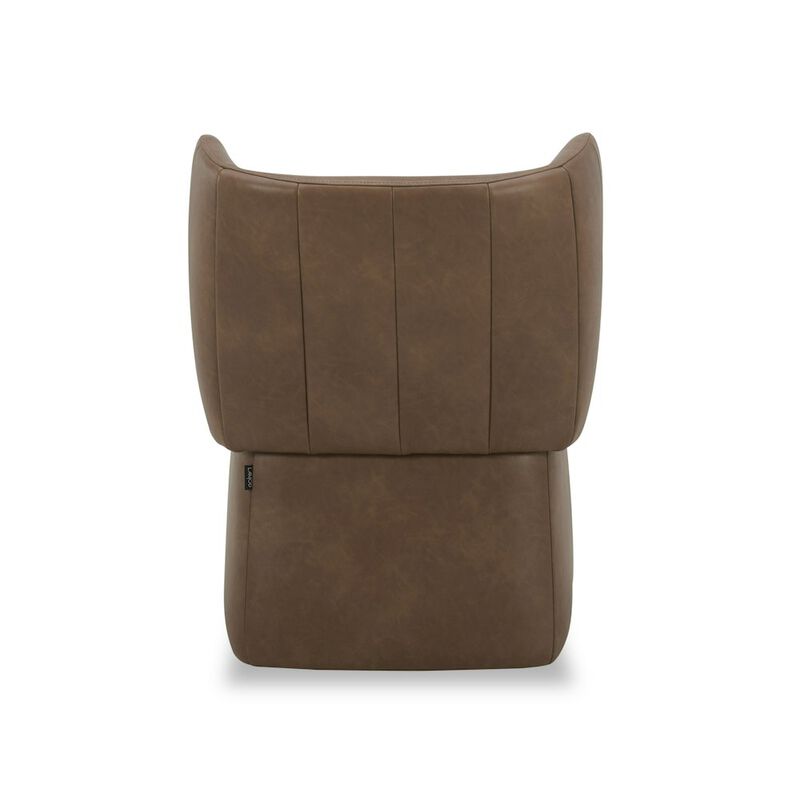 Modrest Standing - Modern Brown Vegan Leather Dining Chair