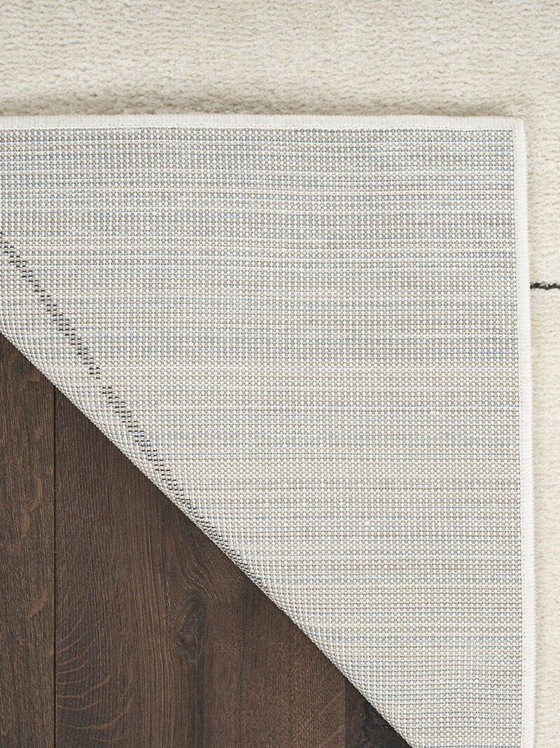 Modern Comfort MNC02 Ivory/Black 5'3" x 7' Rug image number 1