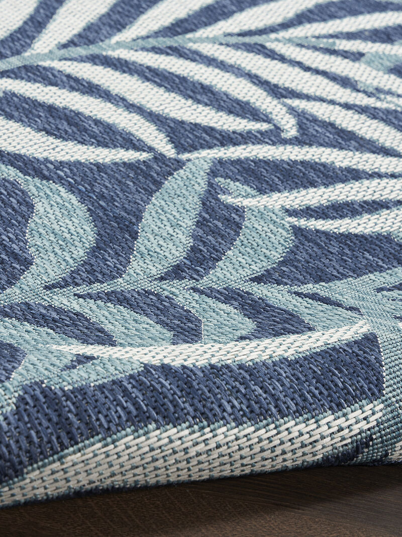 Garden Oasis GOA01 Navy 2' x 8' Rug