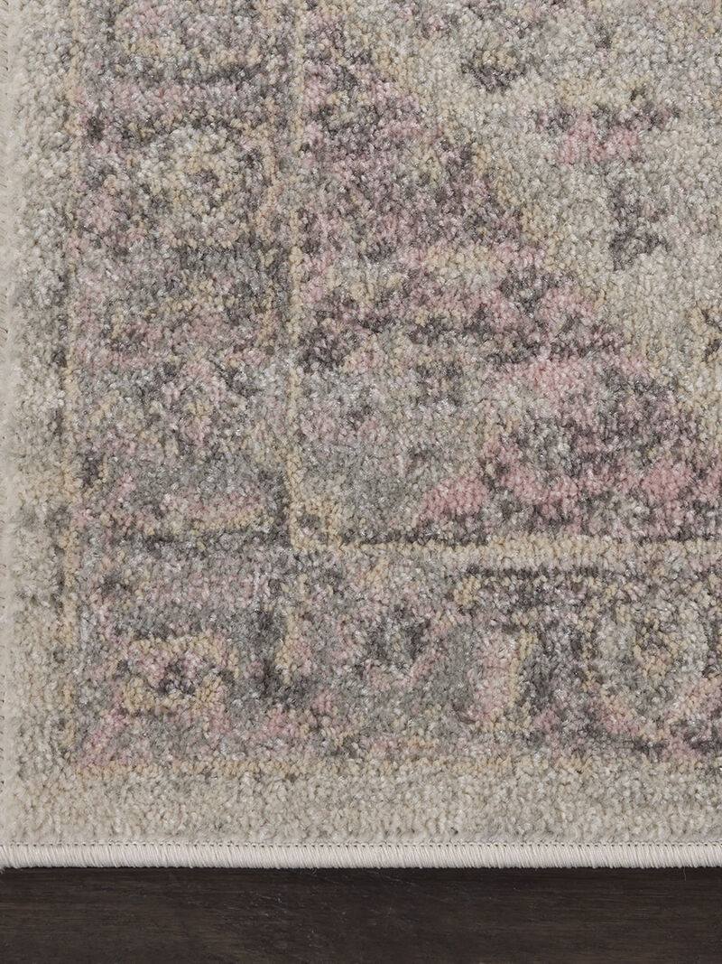 Tranquil TRA06 Ivory/Pink 2' x 4' Rug image number 2