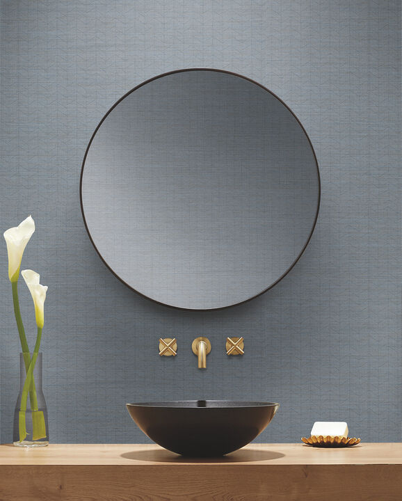 Magnitude Light Blue Chevron Wallpaper